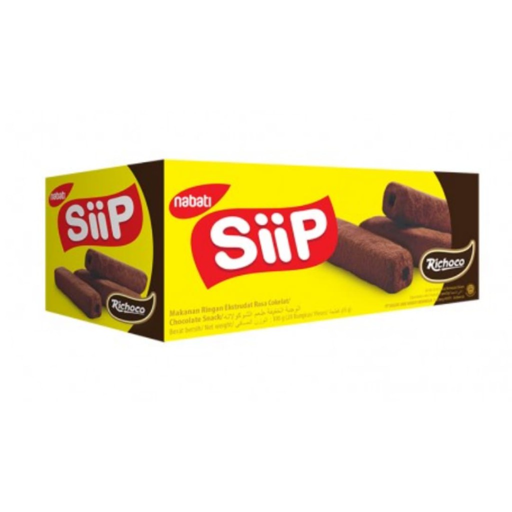 

Nabati Siip Richoco Sipp Rasa Cokelat isi 20pcs Cemilan Stik Coklat MURAH 1 DUS