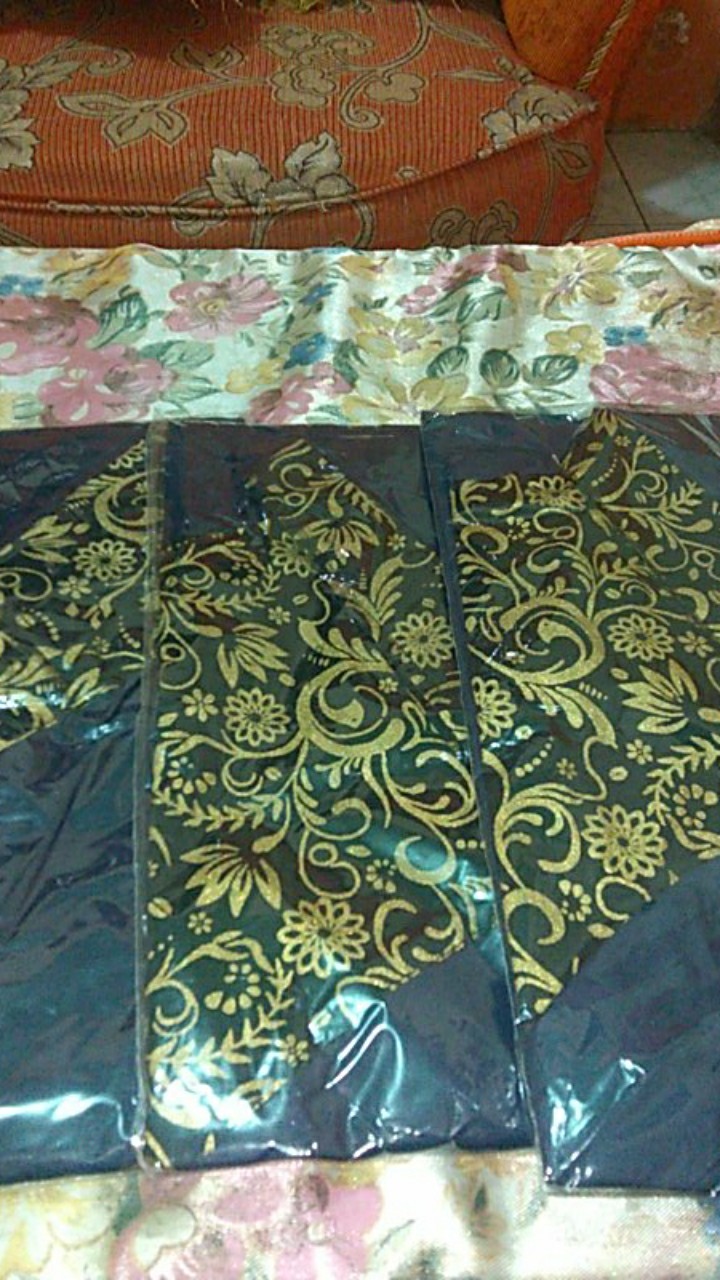 Kemeja Batik Kombinasi Pria Lengan Pendek Termurah & Terlaris Size M,l,xl,xxl ( Original ) #1