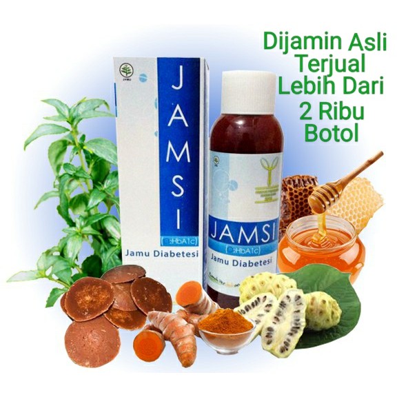 Jamsi 100ml jamu obat diabetes diabet Asli original