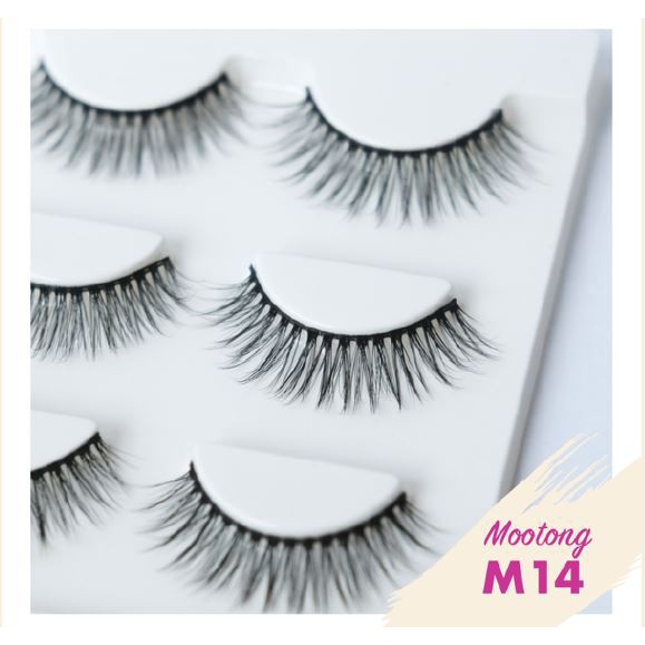 [OFFICIAL] Mootong Beauty False Eyelashes - M14 (3 Pairs)