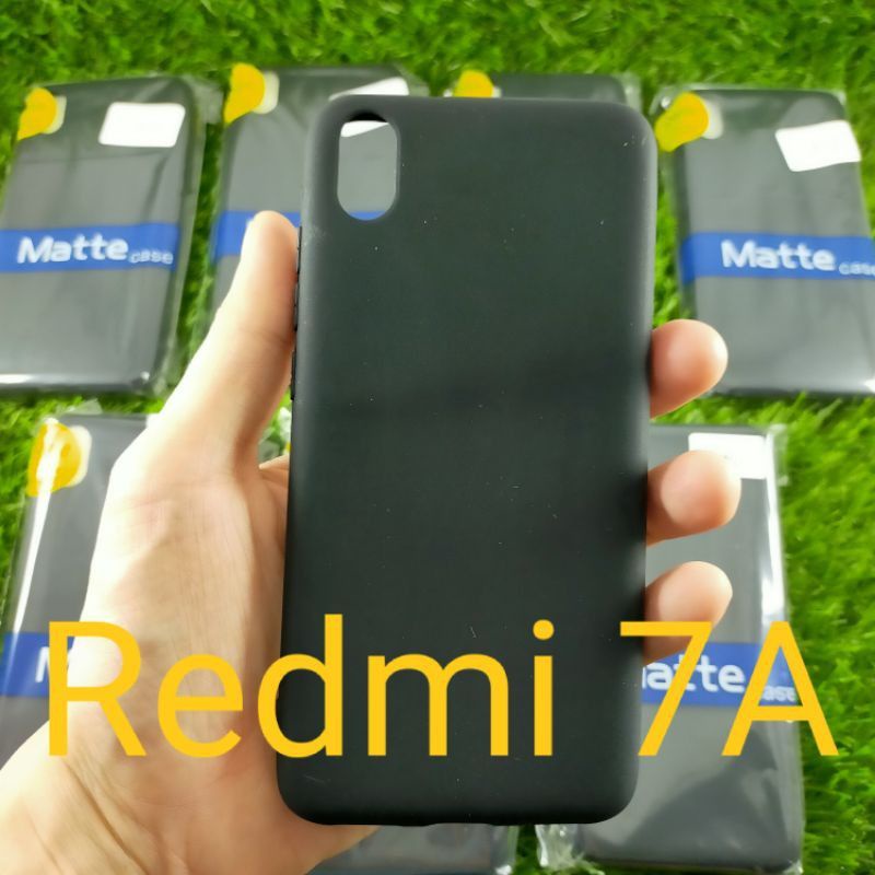 SLIM BLACK REDMI 7A SOFTCASE HP XIAO MI REDMI 7A SILIKON REDMI 7A CASING HP REDMI 7A