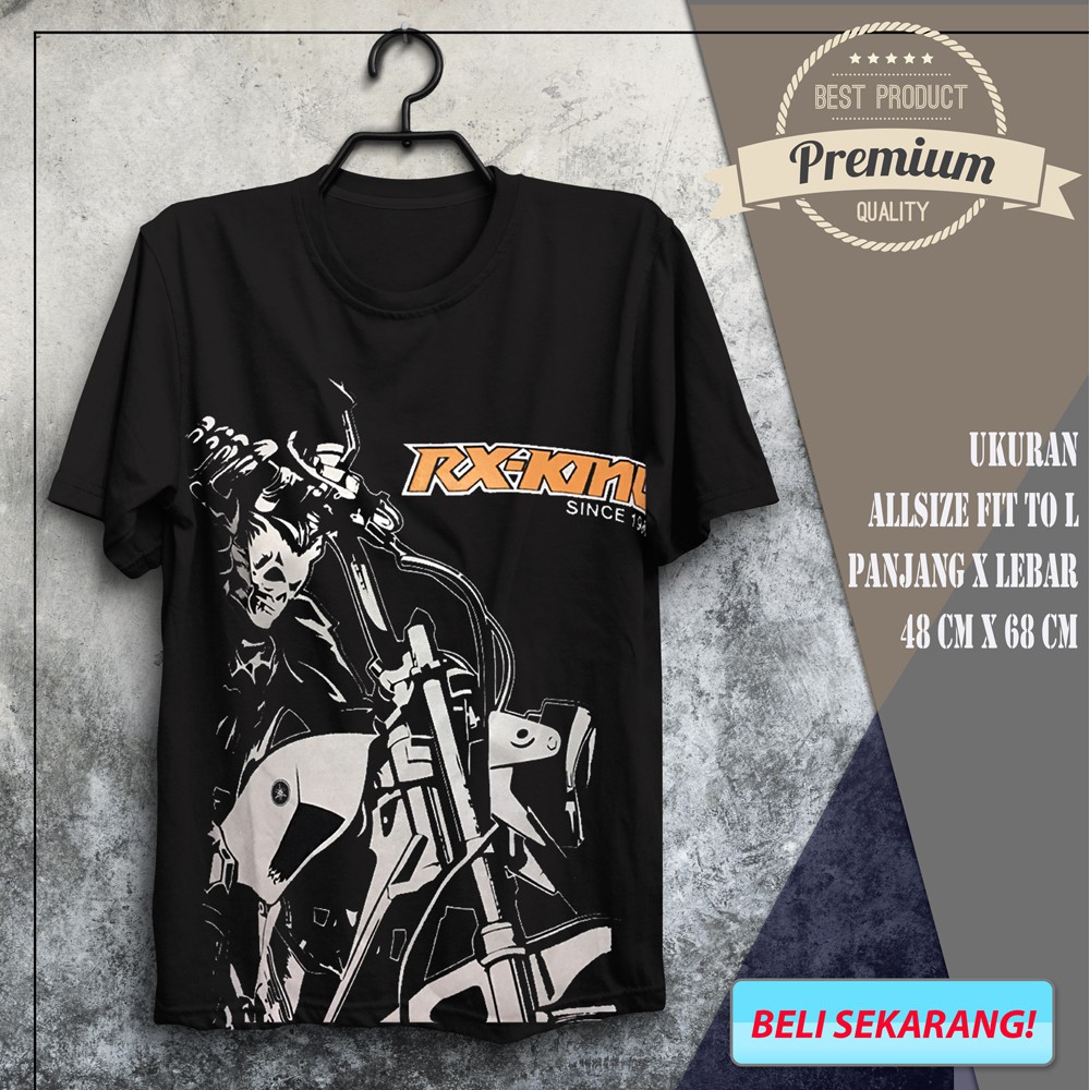 Kaos Racing FullPrint Custom Drag Race Road Race Shopee Indonesia