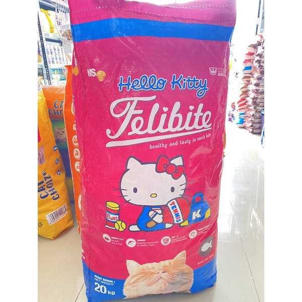 Felibite Cat Food 20kg Karungan Tuna Salmon Gojek Grab