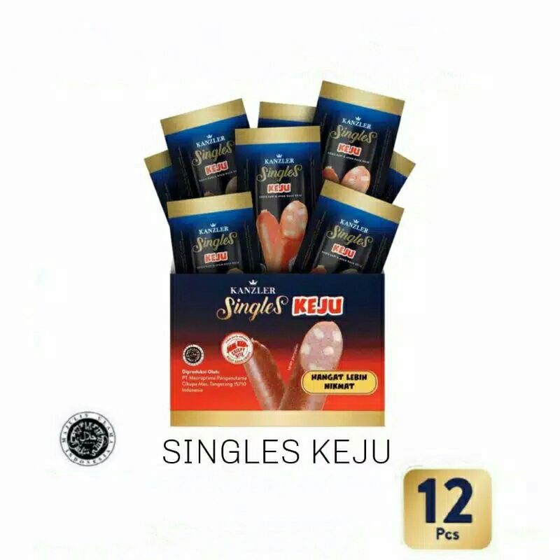 

SOSIS KANZLER SINGLES KEJU/BOX(ISI 12 PCS)