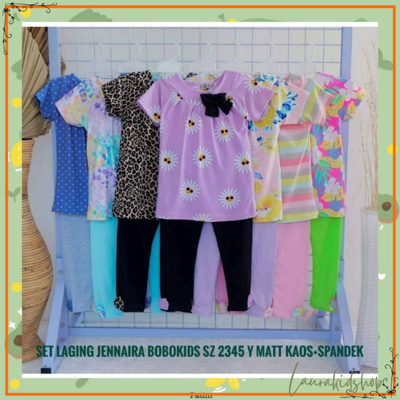 Setelan Legging Bobokids Premium Pita 1-4 Tahun