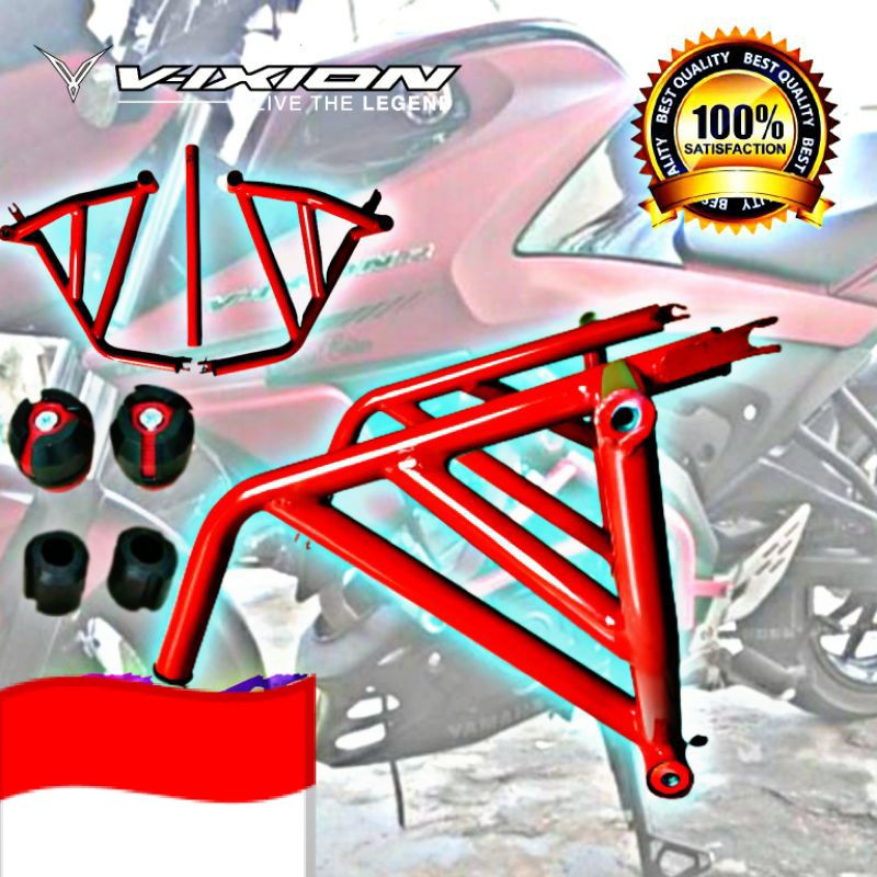 CRASHBAR VIXION R & ALL NEW  V-IXION vixion 2017 2018 2019 2020-2023 TUBULAR BODY