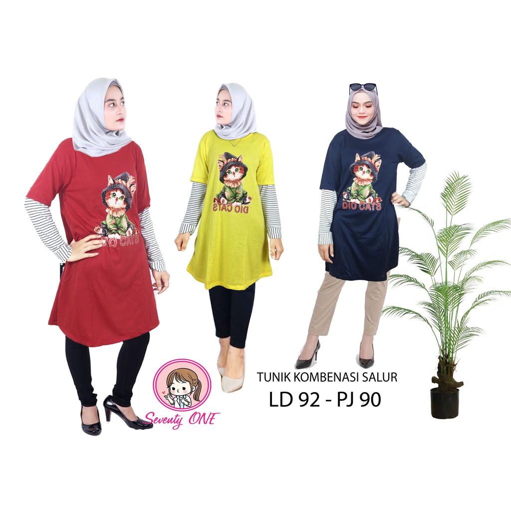 SEVENTY ONE TUNIK TANGAN KOMBINASI