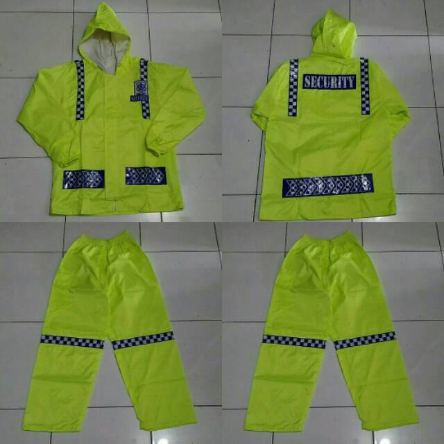 Stelan Jas Hujan Polisi &amp; Security Best Quality