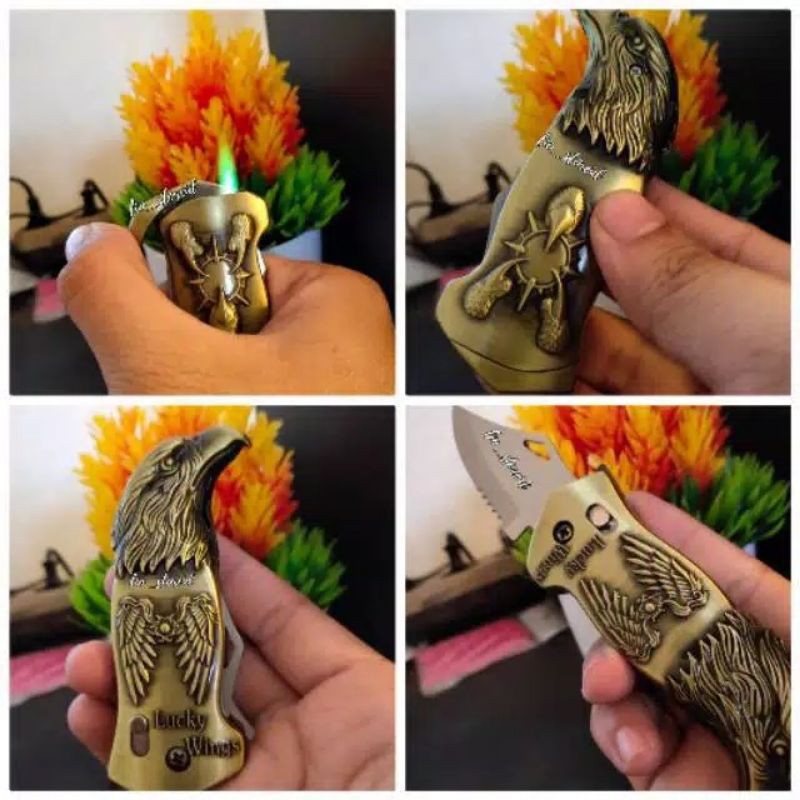 Korek Bara Pisau Lipat Elang