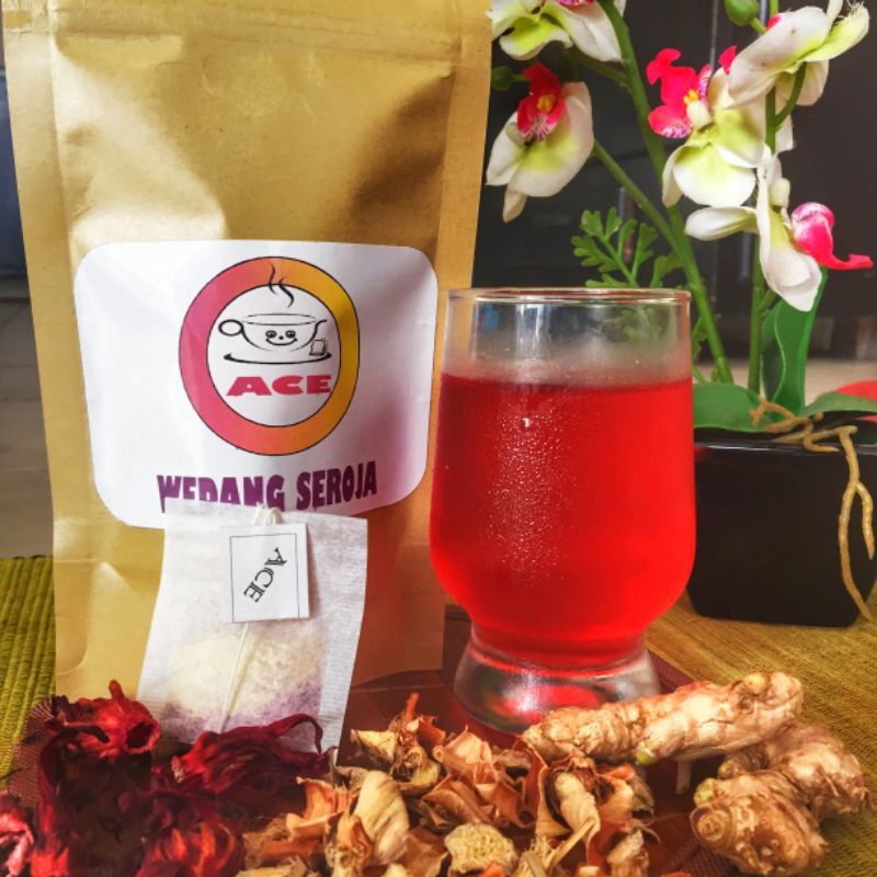 

Wedang Seroja "ACE" ( SErai, ROsella, JAhe)