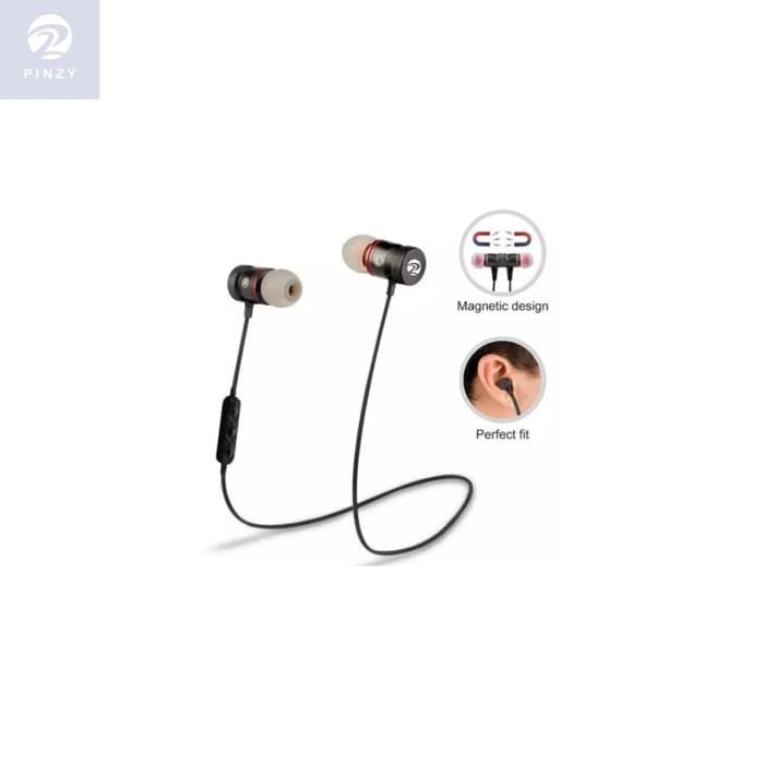 Headset Bluetooth Sport Magnetic Pinzy B3 - Pinzy B3 Magnetic Earphone