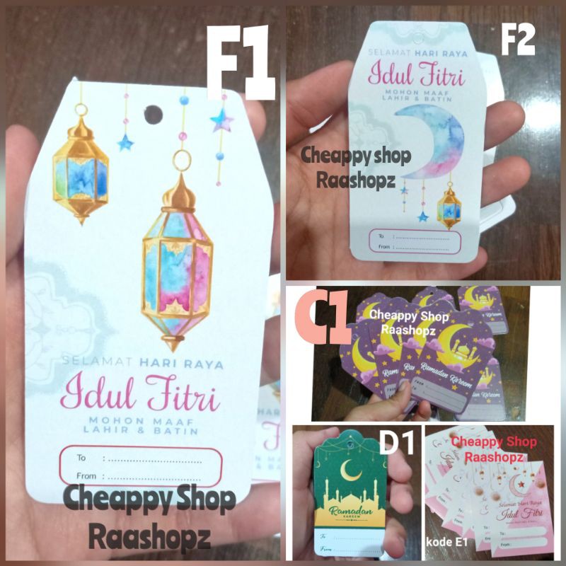 

Hangtag Lebaran Label Gantung Idul Fitri Hang Tag Eid Mubarak Ramadhan Hangtag Hampers Lebaran