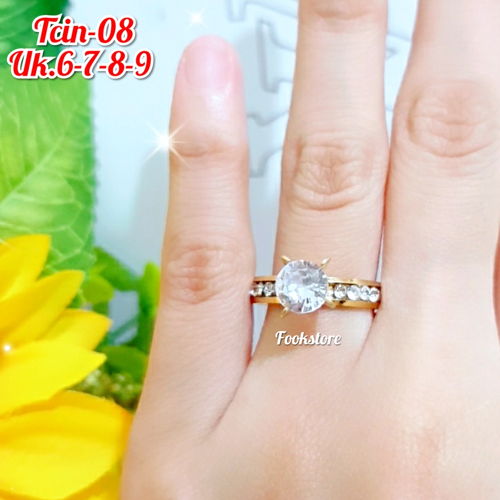 CINCIN TITANIUM PRIA WANITA/CINCIN NIKAH CINCIN PASANGAN ANTI KARAT TERMURAH