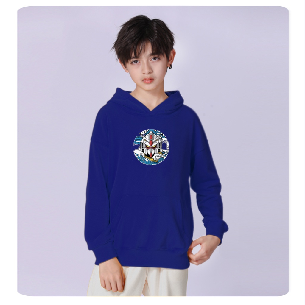 Sweater anak hoodie laki laki ROBOT GNDM sweter anak cewek cowok