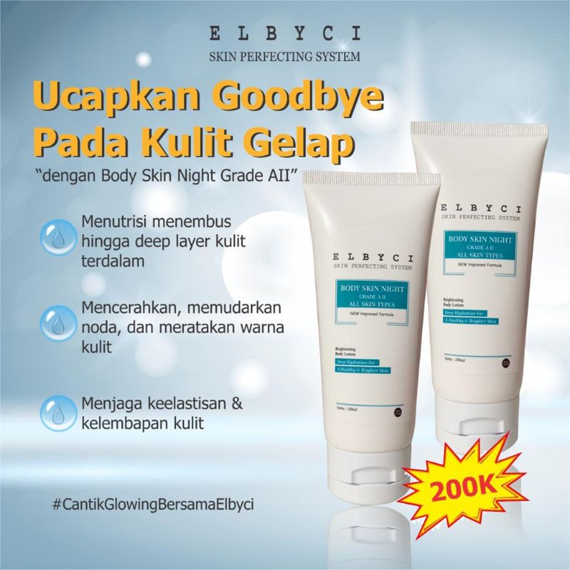 ELBYCI SKINCARE BODY LOTION GRADE A II