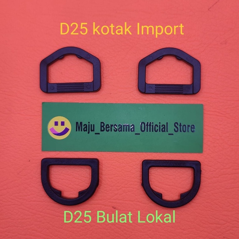 Buckle Acetal Import + Lokal - Ring D 25mm ( Kotak &amp; Bulat ) Sk1