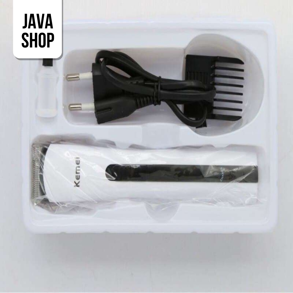 JAVASHOP Kemei Alat Cukur Elektrik Pencukur Rambut Bulu Hair Trimmer Shaver