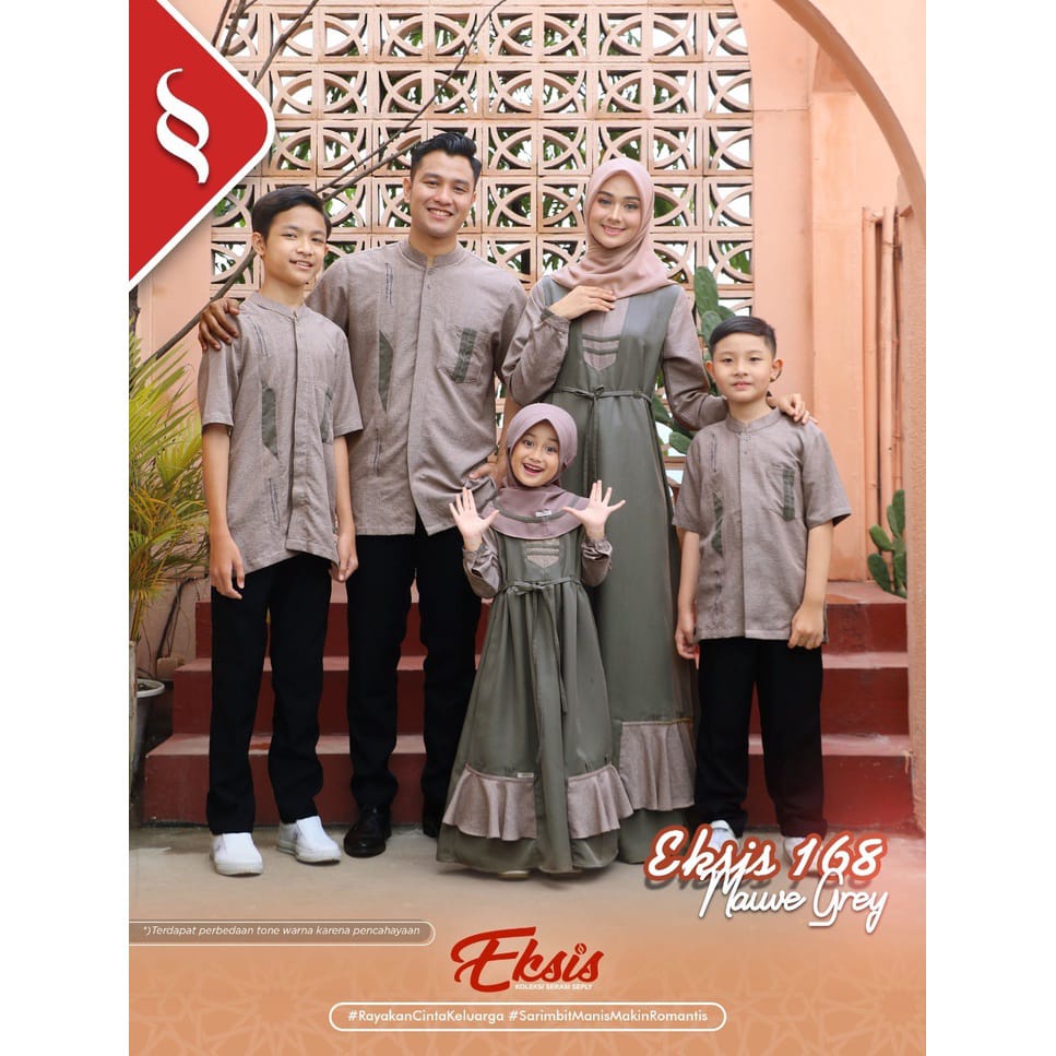 SARIMBIT EKSIS 167 MAUVE GREY || COUPLE KELUARGA MUSLIM 2022 BY SEPLY