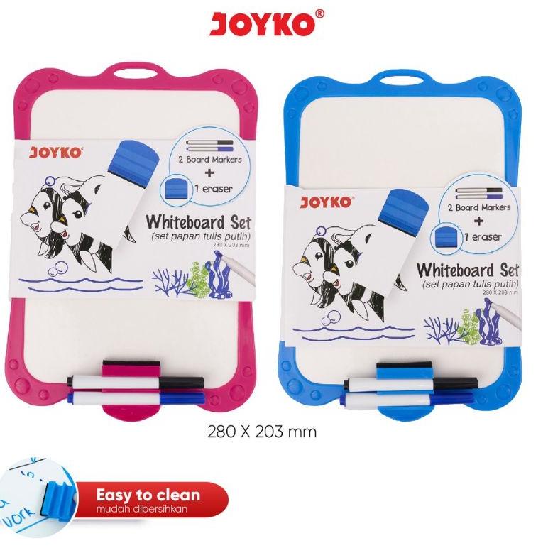

[PRODUK MLV0A] PAPAN TULIS SET WHITEBOARD SET JOYKO WBS-170CO / PAPAN TULIS KECIL FQI