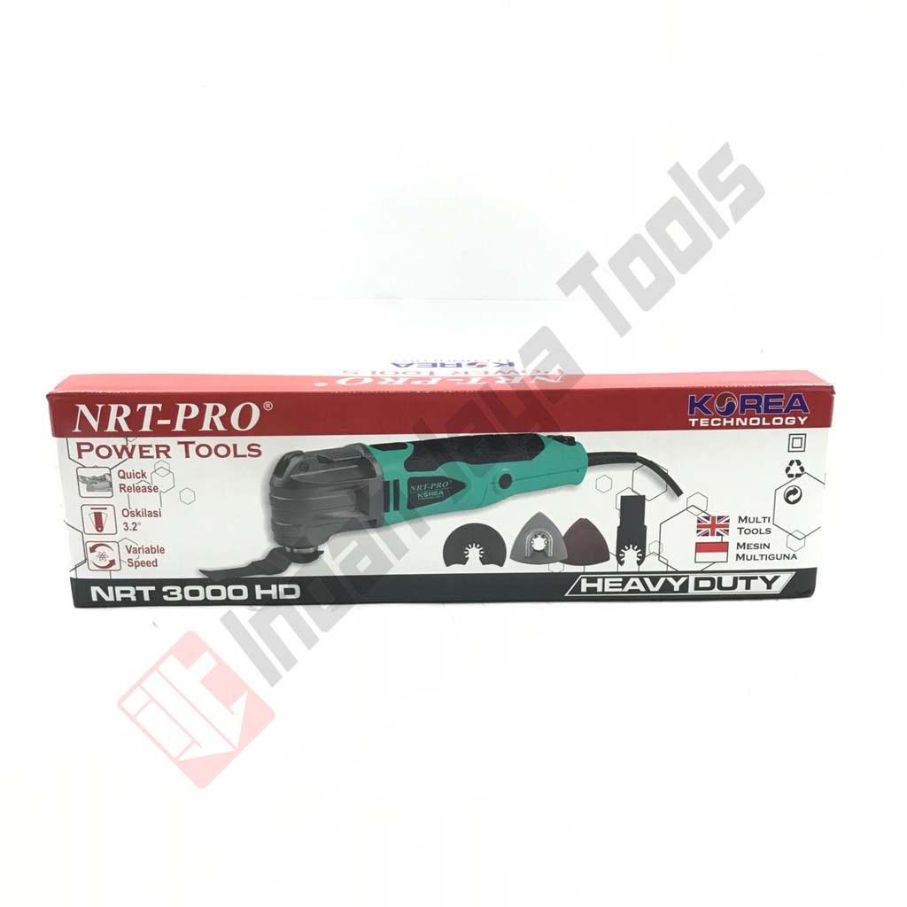 NRT-PRO 3000 HD Mesin Multi Tools Set Oskilasi Oscillating Cutter