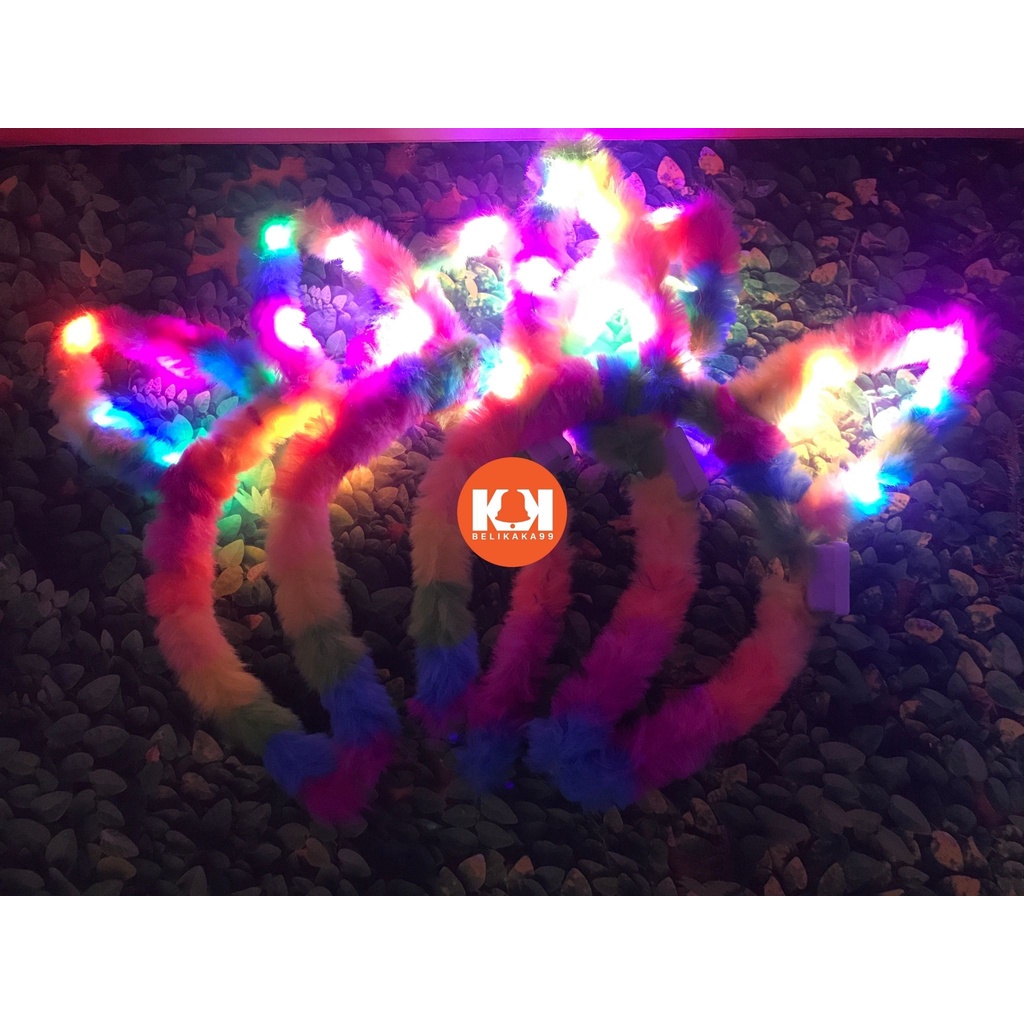 BANDO KELINCI BULU LED IMPORT PILIH WARNA / BANDO BUNNY BULU LED / BANDO BULU LED NYALA / BANDO KELINCI LED / BONDU KELINCI LED / BONDU KUPING KELINCI / BONDU TELINGA KELINCI / BONDU BUNNY / BANDO KUPING KELINCI / BANDO TELINGA KELINCI  / BONDU BULU