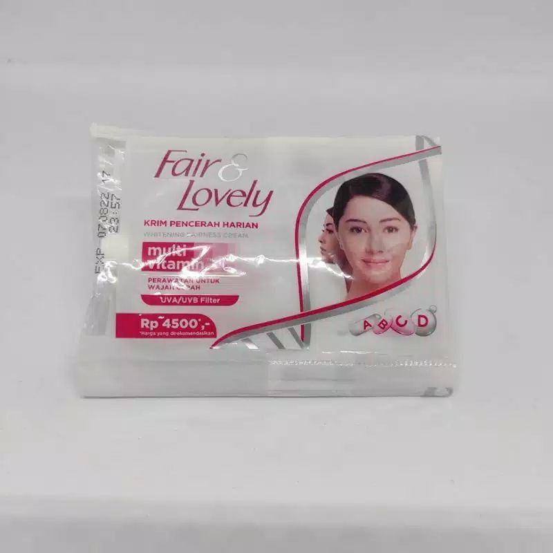 FAIR &amp; LOVELY SACHET 9 gr Facial Foam Dan Cream