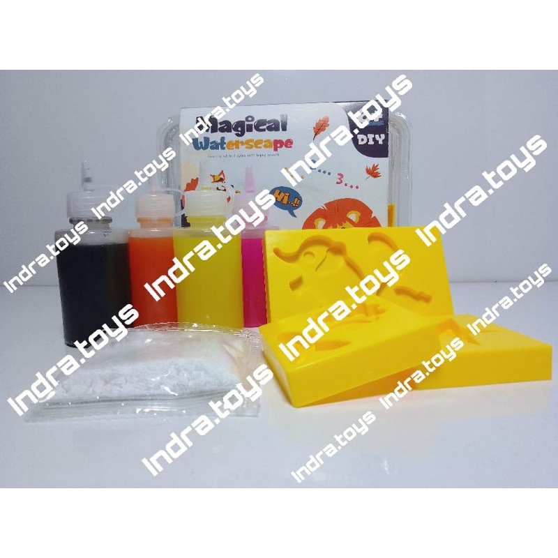 Mainan Edukasi Anak Magical Waterscape 16Pcs Jeli Ajaib BRO 1550