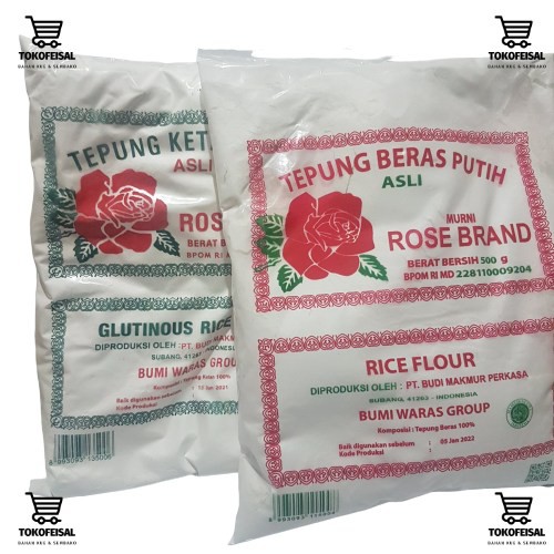 

TEPUNG BERAS/KETAN ROSE 500 GR