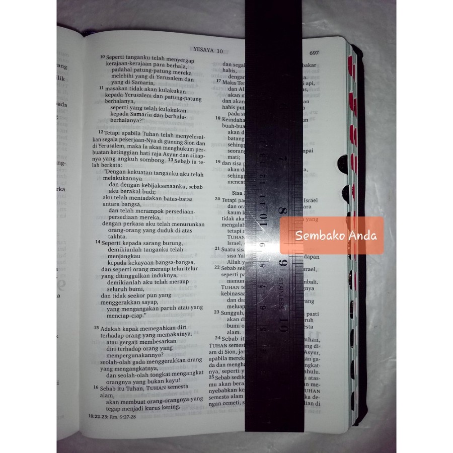 Alkitab Kristen Edisi Sidi Baptis Babtis Ukuran Sedang TB 2 052 Sidi Terjemahan Baru 2  LAI