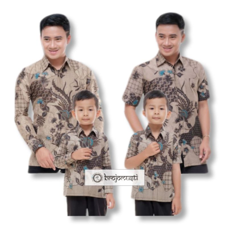 KEMEJA BATIK ANAK AYAH LENGAN PANJANG Batik Couple Batik Ayah Dan Anak Laki Laki Modern