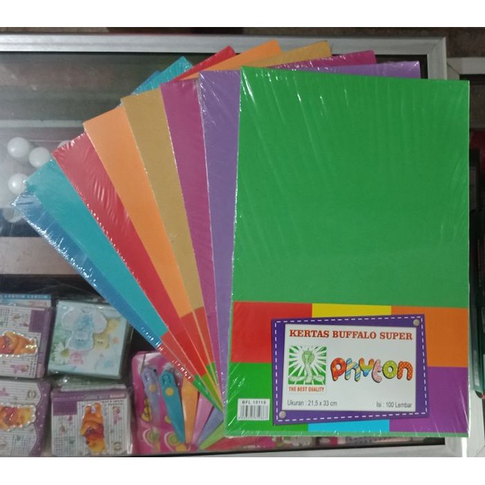 

Promo Spesial Kertas Buffalo / BC Warna Folio Phyton - Ungu Promo