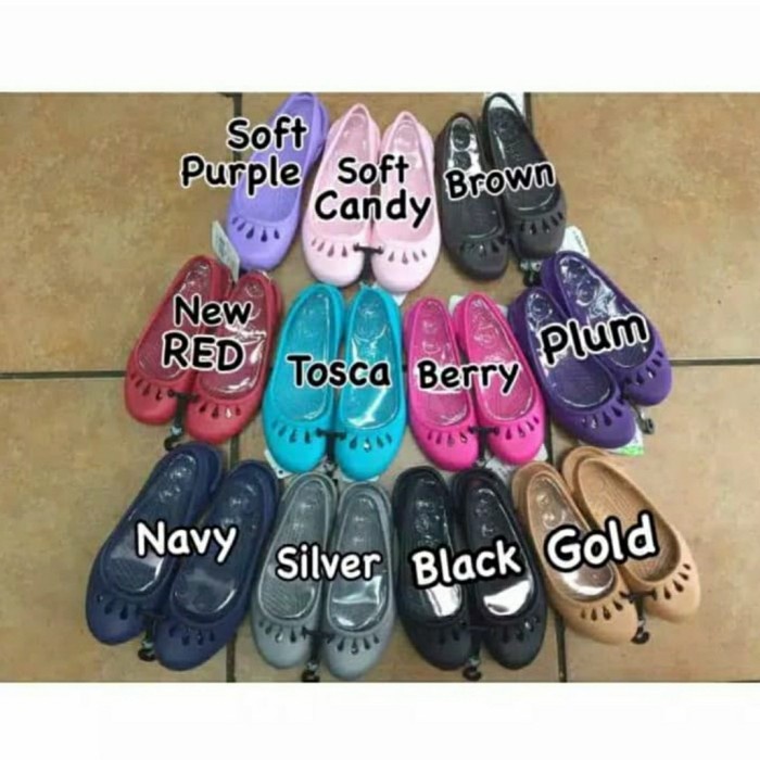 Sepatu wanita malindi crocs Lakunie - Purple, W7
