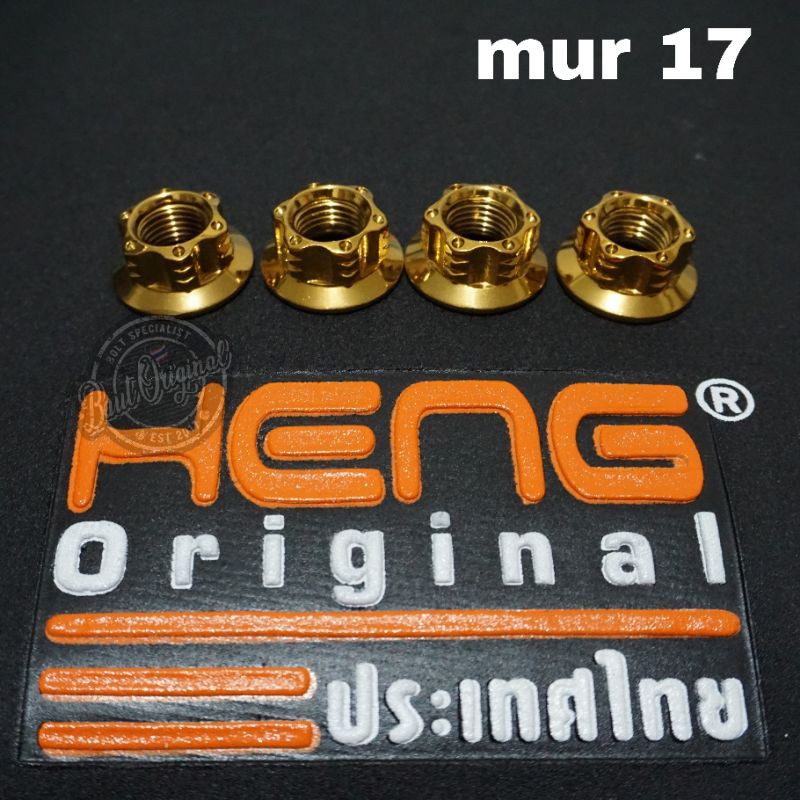 mur probolt new gold m12 atau mur 17 original heng thailand