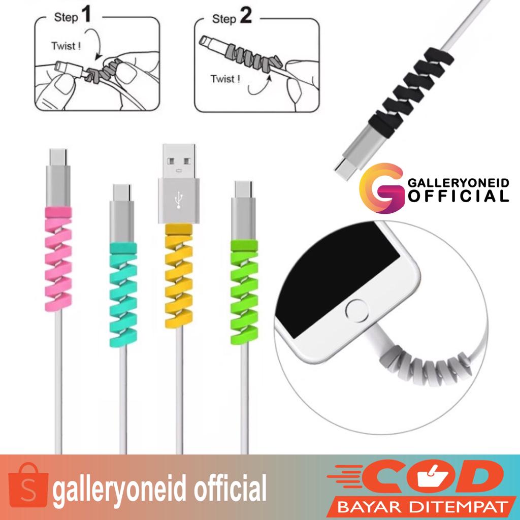 Pengaman Pelindung Ujung Headset Kabel USB Aksesoris Handphone Hp Murah GALLERYONE gallery one