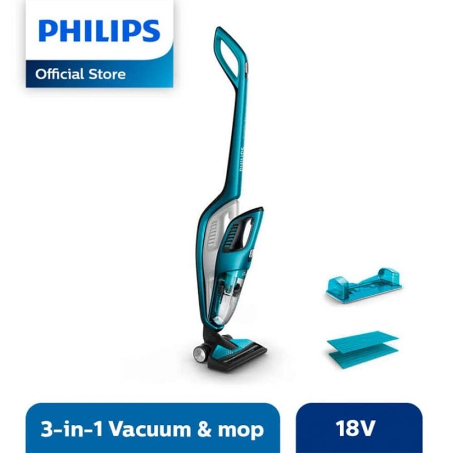 Philips Vacuum Cleaner - Vac &amp; Mop Handstick + Handheld FC6404/01