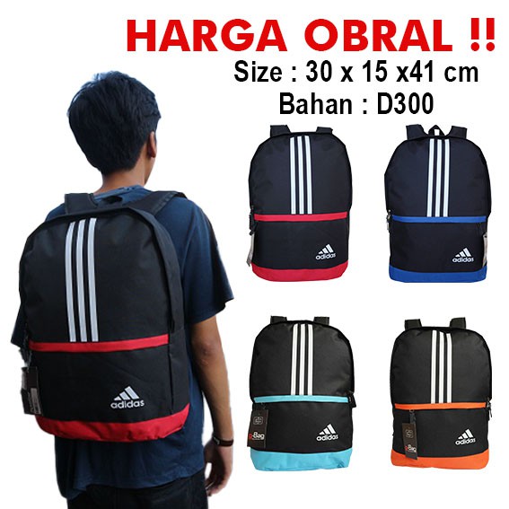 Obral Promo Tas Distro Pria Backpack Laptop Cowok Ransel Gendong Multifungsi Keren Berkualitas Awet