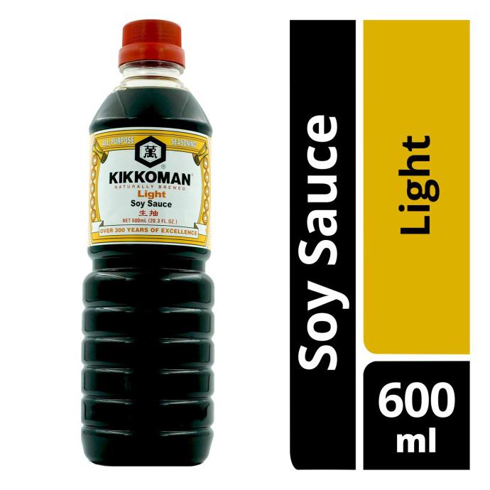 

Favorit] Kikkoman Soy Sauce - Light 600Ml