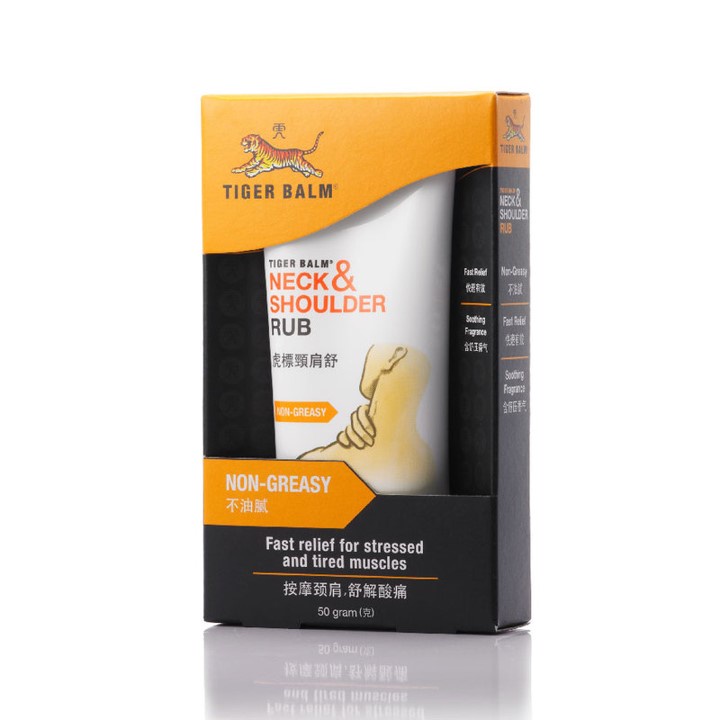 Tiger Balm Singapore Rub Neck & Shoulder 50g Balsem Otot