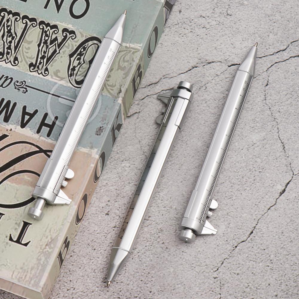 R-flower Vernier Calipers Pen Hadiah Berputar Penggaris Skala Unisex Multifungsi