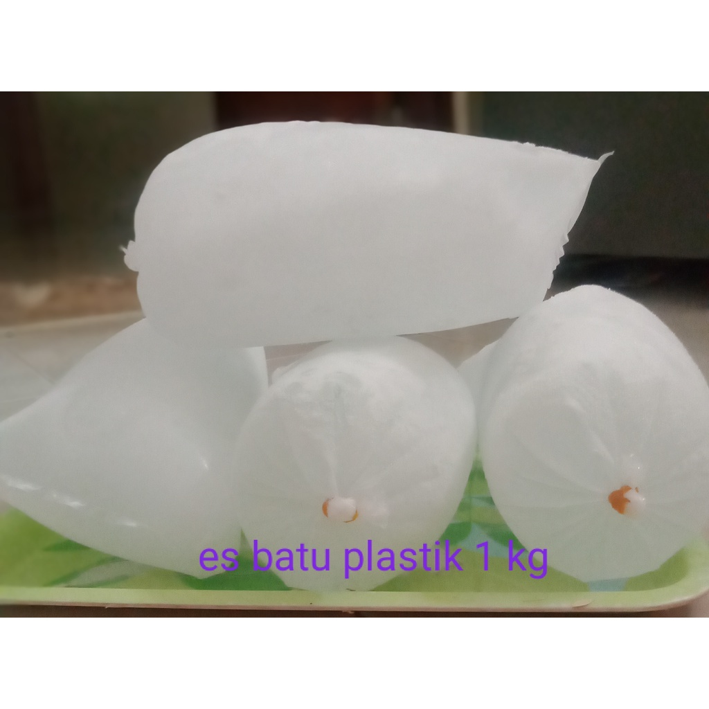 Jual Es Batu Ukuran Plastik 1 Kg Indonesia Shopee Indonesia