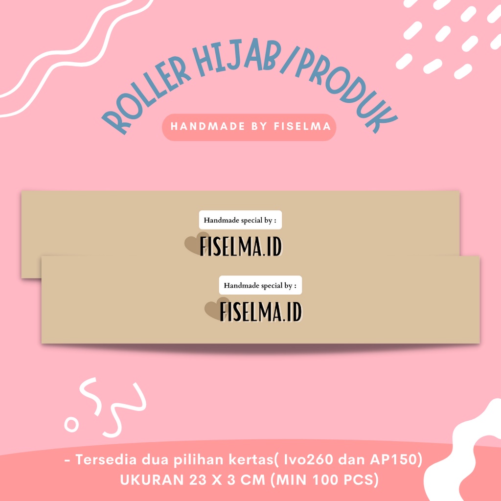 

Roll Hijab/ Roller Jilbab/ Label hijab Murah cantik