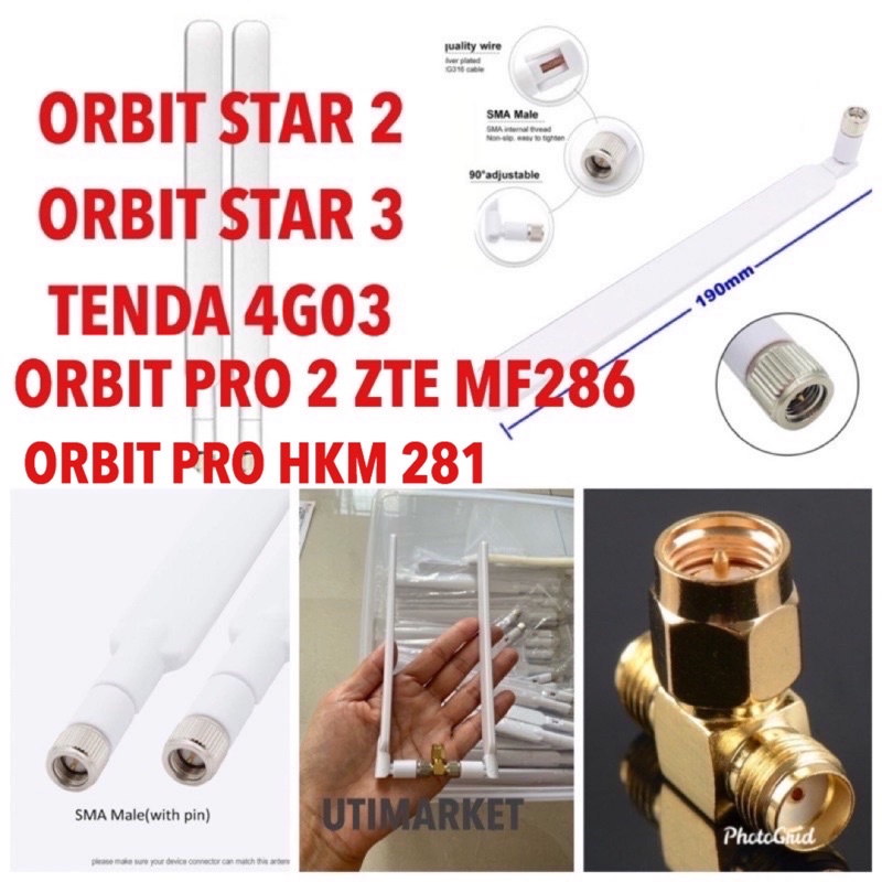 antena modem router orbit star 2 orbit star 3 home router huawei penguat signal