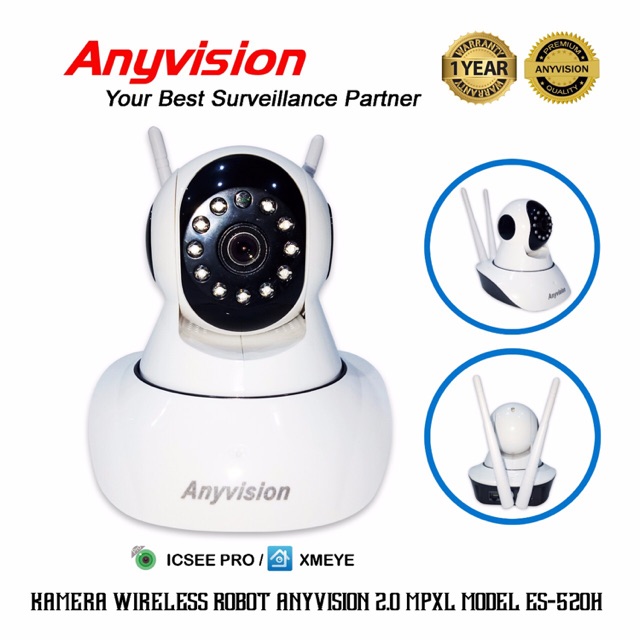 IP CAMERA ROBOT KAMERA CCTV WIFI ANYVISION