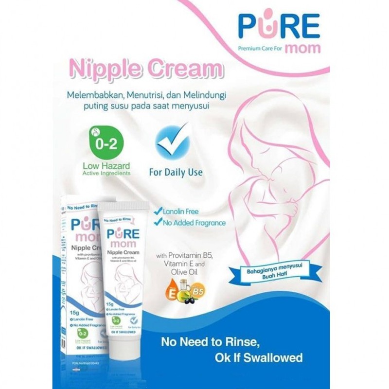 Pure Mom Nipple Cream 15g