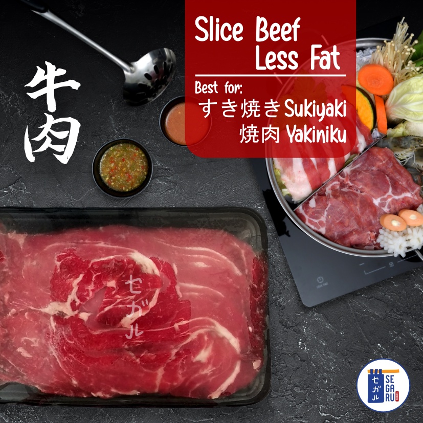

Sukiyaki Yakiniku Sliced Beef - Sedikit Lemak