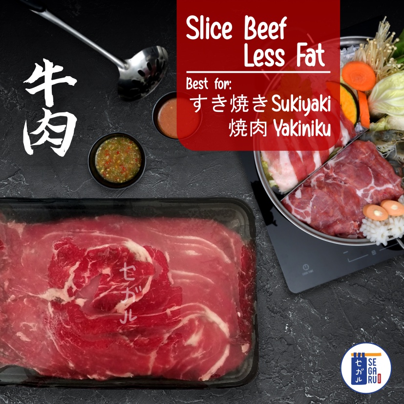 Sukiyaki Yakiniku Sliced Beef - Sedikit Lemak