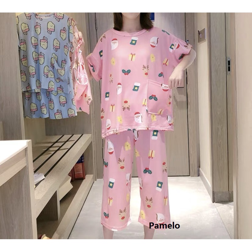 Pamelo CP Jumbo Setelan Big Size Baju Tidur Jumbo Piyama Jumbo XXL