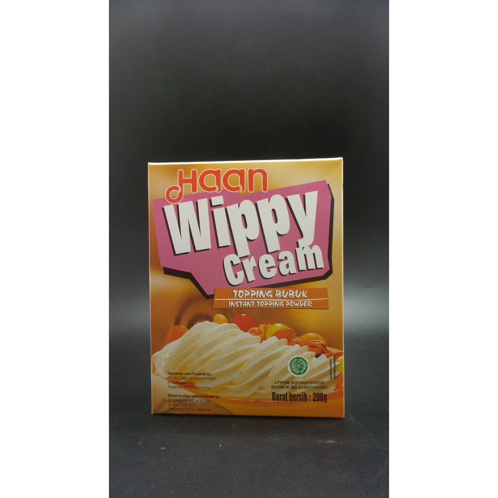 HAAN WHIPPY CREAM 200gr