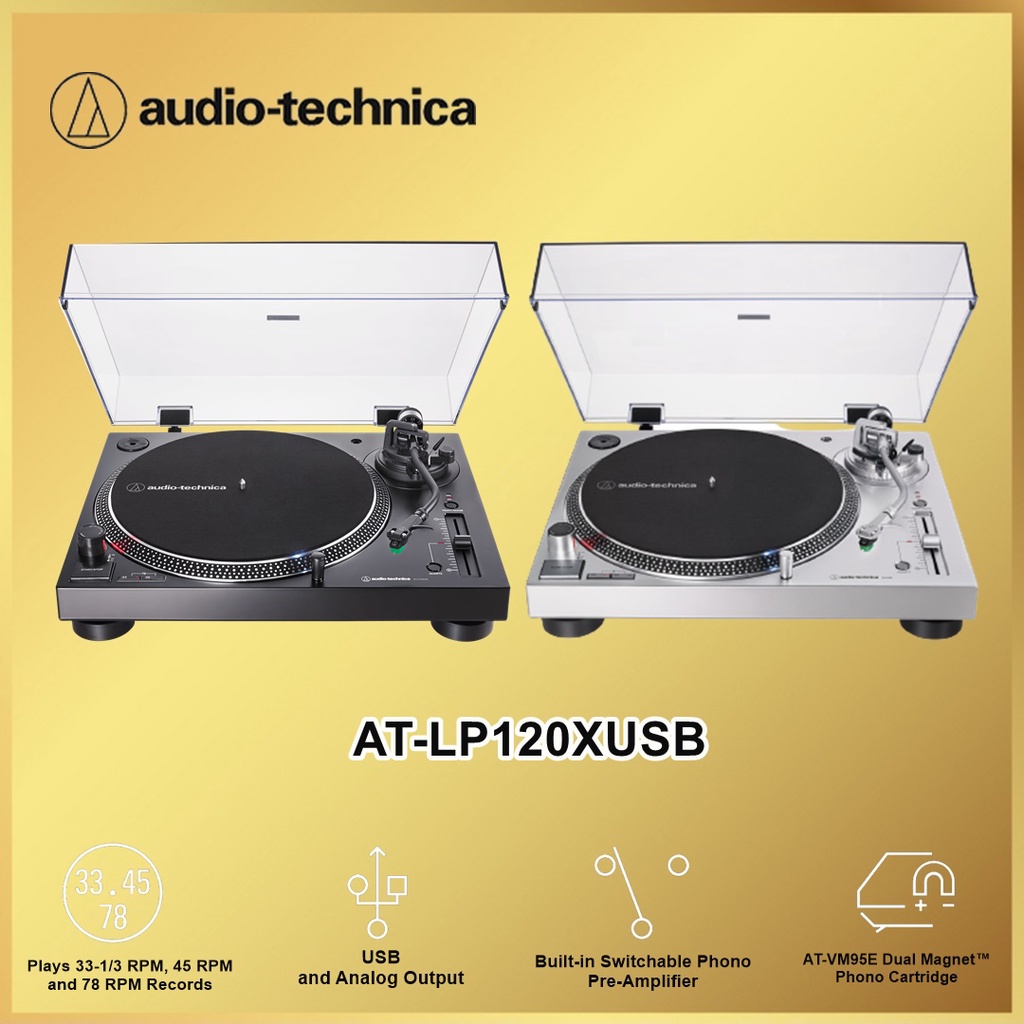 Audio Technica AT-LP120X Direct Drive Professional Turntable LP120 X