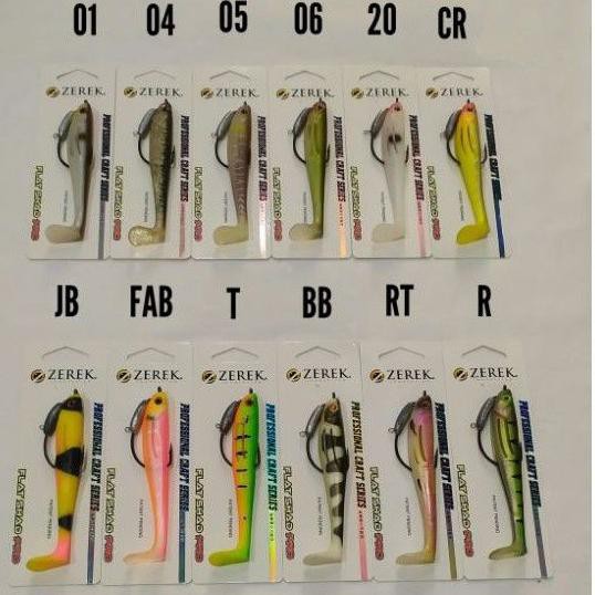 Best Produk Soft Lure Zerek Flat Shad Pro 4.5"/17g